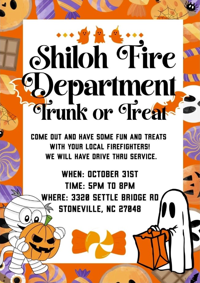 10 31 26 Shiloh Fire Trunk or Treat 10 31 26 Shiloh Fire Trunk or Treat